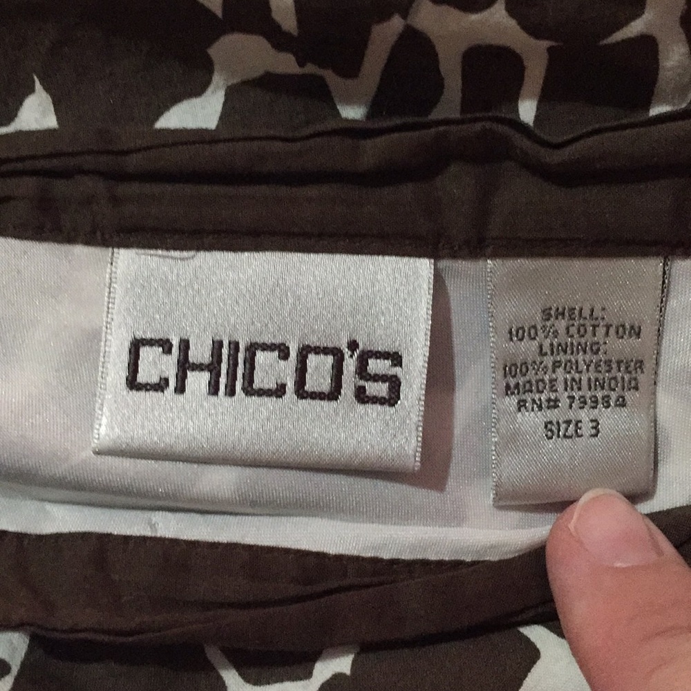 Chico’s Animal Print Cheetah Aline Skirt Sz 3 16 - Picture 2 of 9